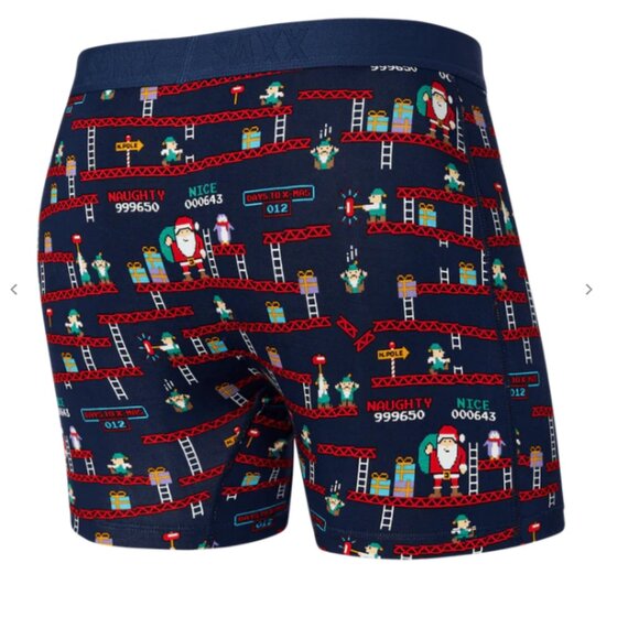 SAXX VIBE Christmas Boxer Briefs “Santa's Workshop” - Picture 2 of 4